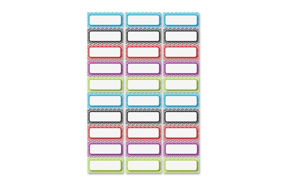 Dry Erase Chevron Nameplate Magnets