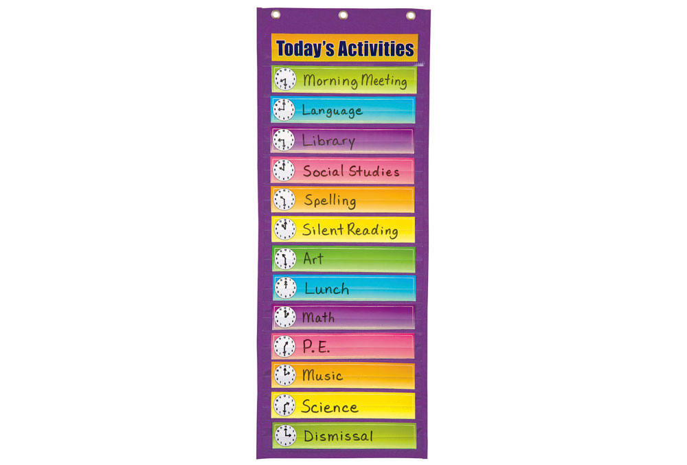 Dry Erase Activity Pocket Chart