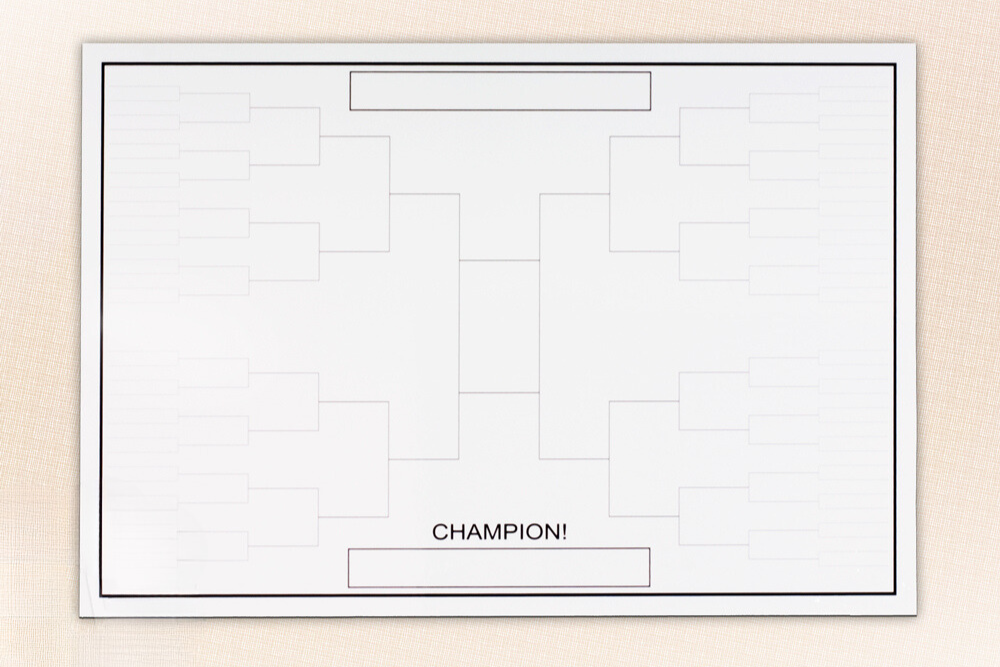 Tournament Bracket Dry Erase Magnet